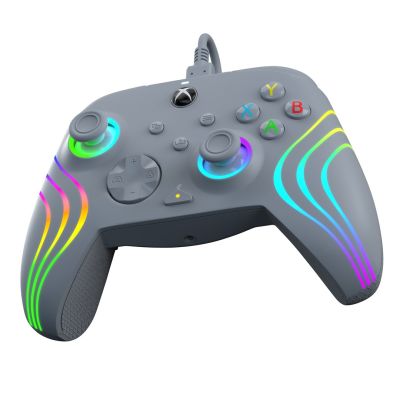 18. PDP Afterglow Wave Szary USB Gamepad Analogowa/Cyfrowa PC, Xbox One, Xbox Series S, Xbox Series X