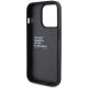 7. Etui BMW Leather Stamp Tricolor do iPhone 15 Pro - czarne