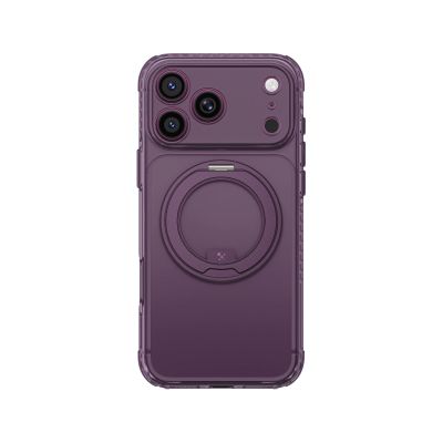 2. Etui AMAZINGTHING Titan Pro Spin Lens na iPhone 18 Pro Max z obrotowym pierścieniem i mocowaniem na smycz kompatybilne z MagSafe - fioletowe