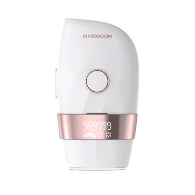 Depilator IPL MAXGROOM JD-TM003 do usuwania włosów - biało-różowy