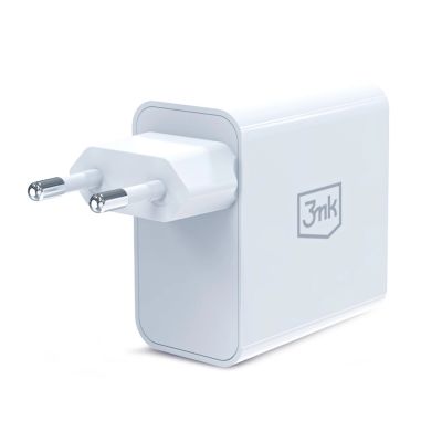 2. Ładowarka sieciowa 3mk FlowPower 45W 1A1C PD3.0 QC4+ - biała