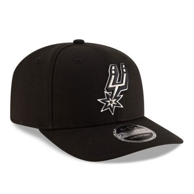 3. Czapka z daszkiem New Era 9SEVENTY San Antonio Spurs NBA Team Black Stretch Snapback - 60755445