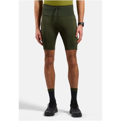 Spodenki  męskie ODLO Tights short X-ALP TRAIL CARGO zielone