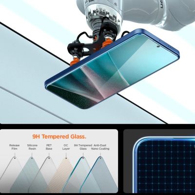 8. Szkło hartowane Spigen Glas.TR ”Ez Fit” Pro na Samsung Galaxy S25 Edge