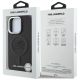 8. Etui Karl Lagerfeld Initial & Metal Logo MagSafe na iPhone 16 Pro - czarne