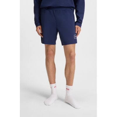 5. Spodenki męskie do spania Hugo Loungewear Laze AZZURRO (50525247-409)