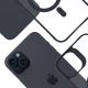 11. Etui 3mk Satin Armor MagCase z MagSafe na iPhone 15 Plus - przezroczyste z czarną ramką