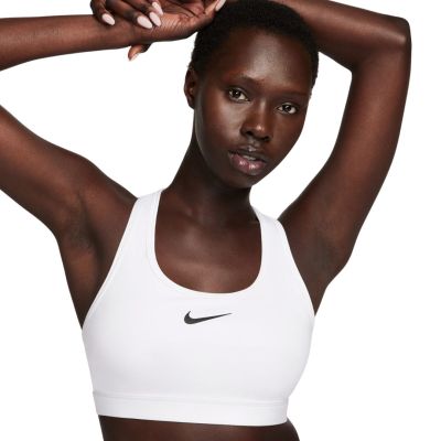 Stanik sportowy Nike Swoosh Medium Support biały DX6821 100 L