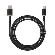 Kabel Baseus Dura USB-Typ C 60W 1m (czarno-złoty)
