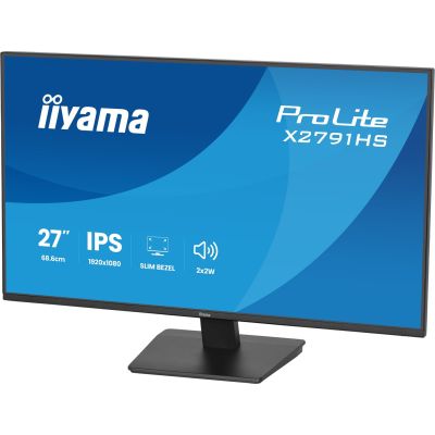 32. iiyama ProLite X2791HS-B1 monitor komputerowy 68,6 cm (27") 1920 x 1080 px Full HD LED Czarny