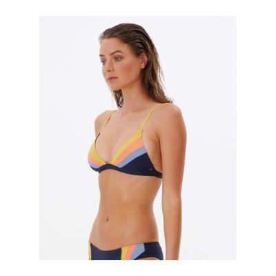 4. Biustonosz RIP CURL Melting Waves Fixed Tri granatowy
