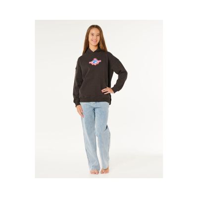 4. Bluza dziewczęca RIP CURL Sunshine Squad Hood - Girl czarna