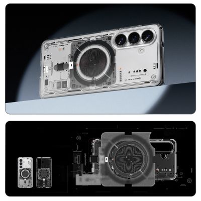 17. Etui Spigen Ultra Hybrid Mag MagSafe na Samsung Galaxy S26 Neo One - przezroczyste
