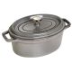Garnek żeliwny owalny Staub - 2.35 ltr, Grafitowy