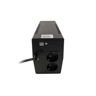 2. AVIZIO POWER Zasilacz awaryjny UPS 650VA 360W 12V 7AH Line-Interactive AVR