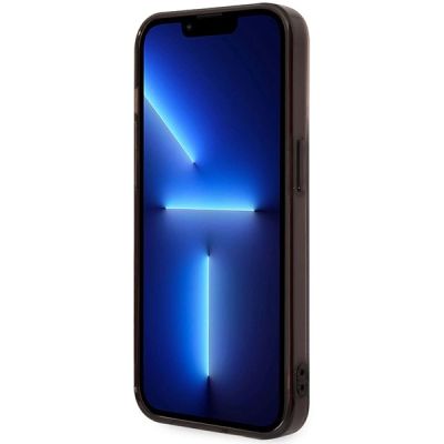 5. Etui BMW IML Tricolor Stripe na iPhone 14 Pro - czarne