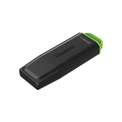 5. KINGSTON 256GB Portable USB 3.2 Gen 1 DataTraveler Exodia Black/Green