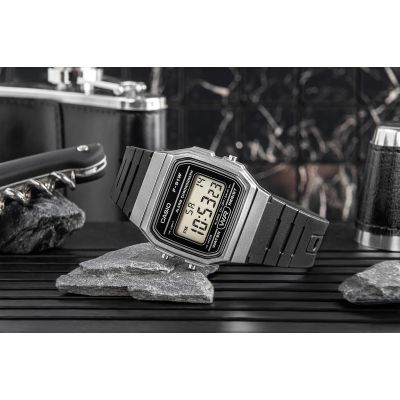 6. Zegarek Męski CASIO F-91WM-1B + BOX