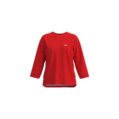 Koszulka rowerowa POC W's Motion Air 3/4 Jersey czerwona