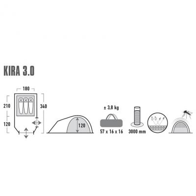 2. Namiot High Peak Kira 3 10370