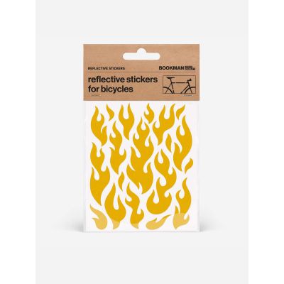 2. Naklejka BOOKMAN Reflective Stickers Flames