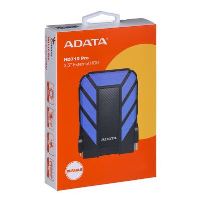 15. Dysk zewnętrzny HDD ADATA HD710 PRO (2TB; 2.5"; USB 3.2; niebieski)