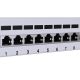 5. Patch panel Lanberg PPF6-9012-S (1U; 10"; kat. 6; FTP; 12xRJ-45)