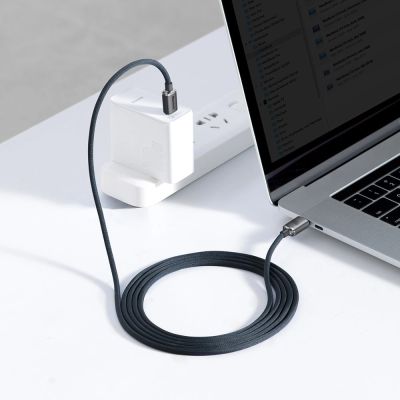 10. Kabel Baseus CAJY000701 USB-C - USB-C PD 100W 5A 480Mb/s 2m - czarny