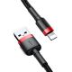6. Kabel Baseus Cafule USB-A / Lightning 2.4A QC 3.0 1 m - czarno-czerwony