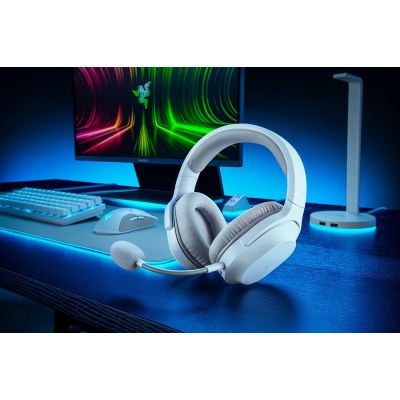 2. Razer Barracuda X Zestaw słuchawkowy Przewodowy i Bezprzewodowy Opaska na głowę Gaming USB Type-C Bluetooth Biały