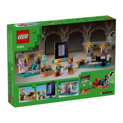 2. LEGO Minecraft 21252 Zbrojownia
