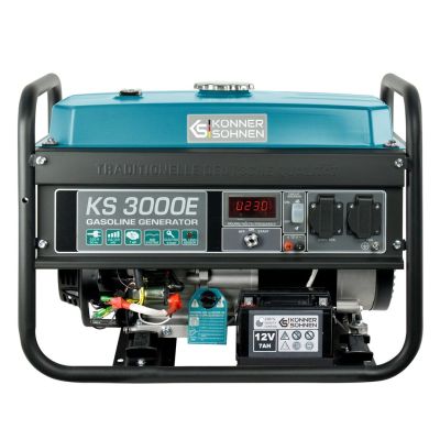 KÖNNER & SÖHNEN GENERATOR PRĄDOTWÓRCZY BENZYNOWY 2,6kW 230V KS 3000E, ROZRUCH ELEKTRYCZNY