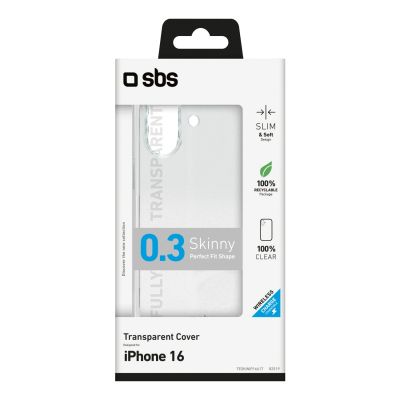 2. Etui SBS Skinny Cover na iPhone 16 - przezroczyste