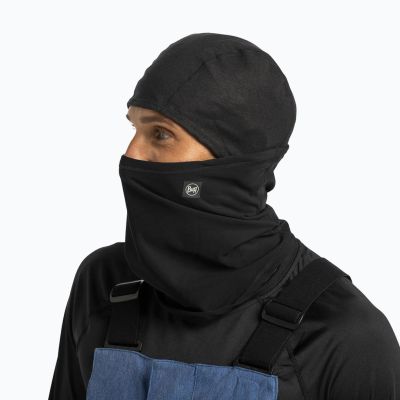 3. Kominiarka BUFF TECH FLEECE HINGED BALACLAVA SOLID BLACK