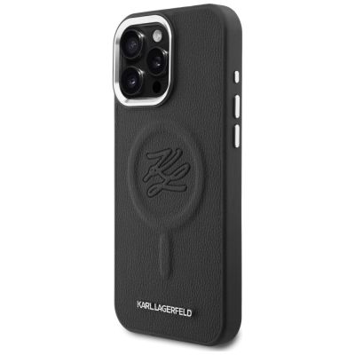 2. Etui Karl Lagerfeld Embossed Ring Initials MagSafe na Samsung Galaxy S26 - czarne