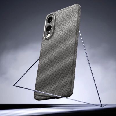 15. Etui Spigen Liquid Air na Samsung Galaxy S25 Edge - szare