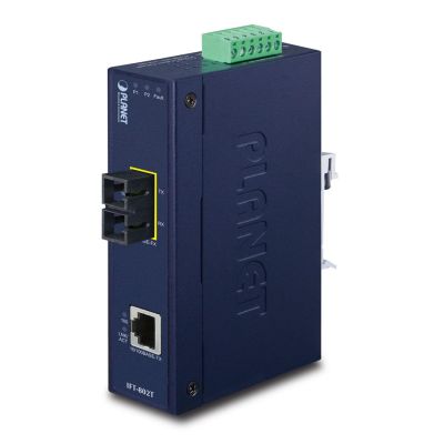 3. PLANET IFT-802T konwerter sieciowy 200 Mbit/s 1310 nm Niebieski