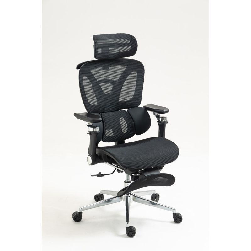29. Activejet Fotel biurowy Ergonomiczny YK848 czarny