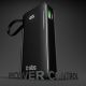 5. Powerbank SBS 10000 mAh 20W z wbudowanym kablem USB-C i wyświetlaczem cyfrowym - czarny