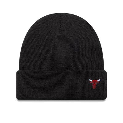 Czapka zimowa New Era NBA Chicago Bulls Mini Logo Black Cuff Knit Beanie - 60691109