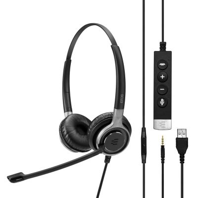 6. Zestaw słuchawkowy Sennheiser EPOS Impact SC 660 ANC USB Stereo On-Ear