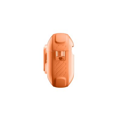 10. Etui AMAZINGTHING Titan Pro Mag Case Clear do AirPods Pro 3 - pomarańczowe