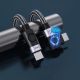 7. Kabel USB-C - USB-C Orico C2CW kątowy PD 100 W 480 Mb/s 1 m - czarny
