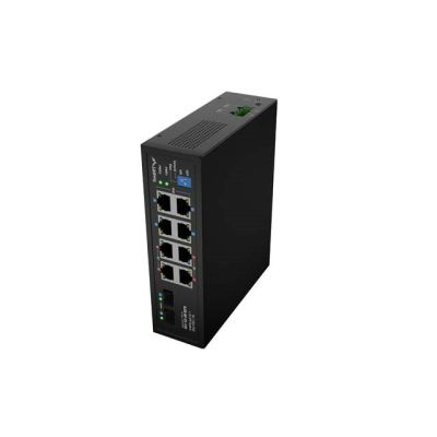 14. SWITCH LANBERG ILGE-8P-2S-120 LIGHT INDUSTRIAL POE 4XBT 4XAT 2XSFP DIN GIGABIT ETHERNET