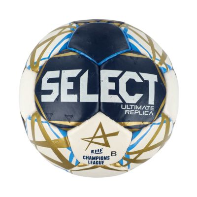 2. Piłka ręczna Select Ultimate Champions League Replica 3 v25 Official EHF II garunek biało-granatowo-złota 13519/270061