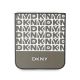 5. Etui DKNY Repeat Pattern Bottom Stripe na Samsung Galaxy Z Flip 6 - brązowe