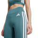 10. Legginsy damskie adidas Optime Essentials 3-Stripes 7/8 zielone JY2152