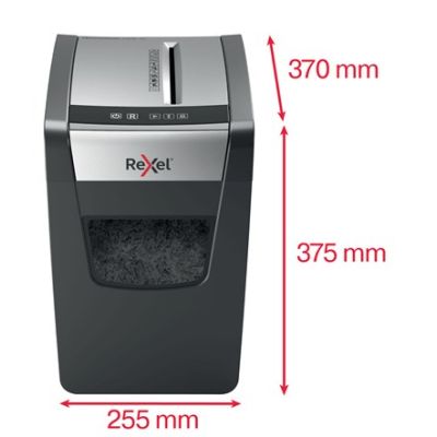 5. Rexel Niszczarka Momentum X312-SL Slimline, 12 kartek, 23 l kosz