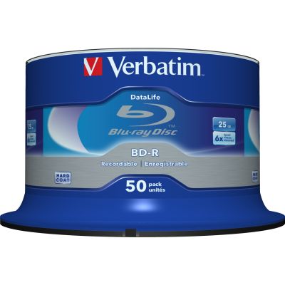 Płyta BDR Verbatim 43838 (25GB; 6x; 50szt.)