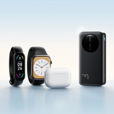 9. Powerbank Joyroom JR-PBF14 Pro 22,5W 20000mAh z wyświetlaczem cyfrowym 2x USB-A 1x USB-C - czarny